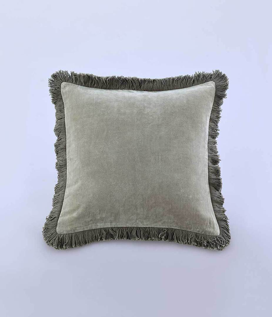 MM Linen - Sabel Cushion - Timber-Walnut image 0